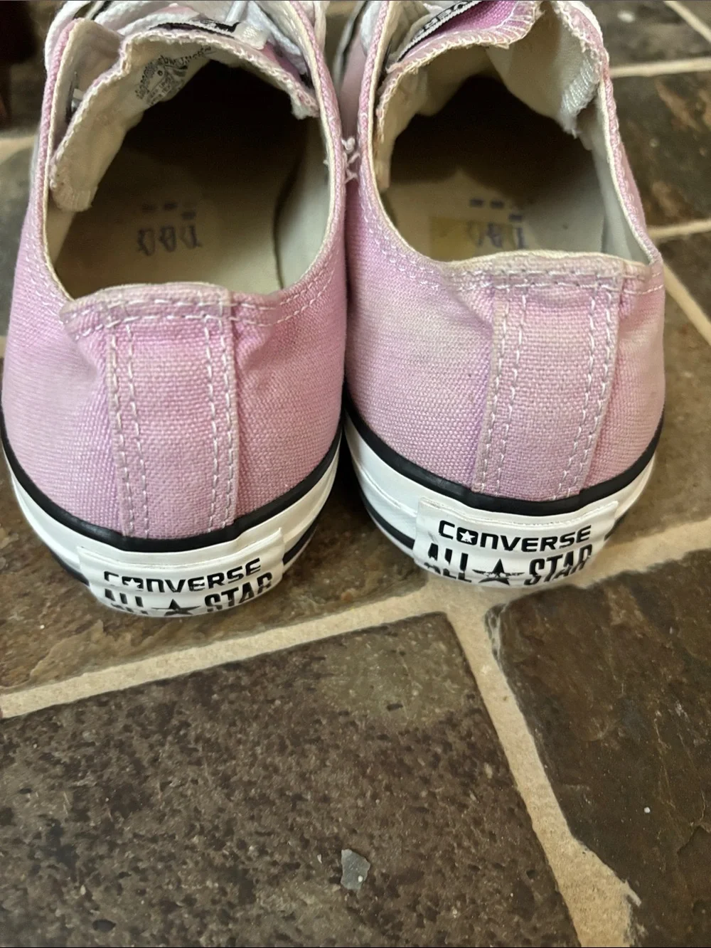 Converse Kids Low Top Canvas Sneakers - Light Pink